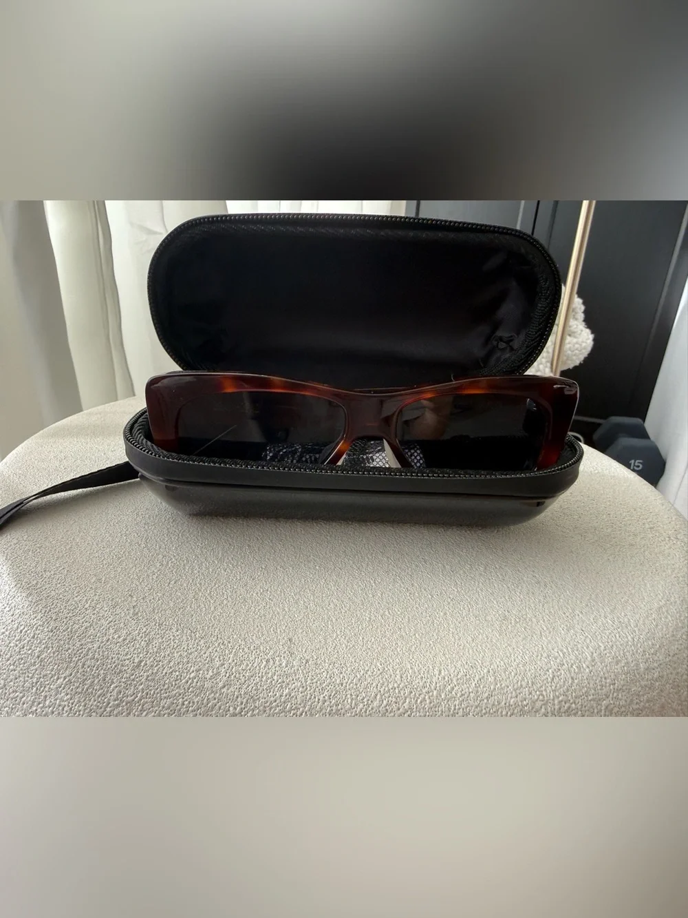 Brain Dead Tortoiseshell Rectangular Sunglasses